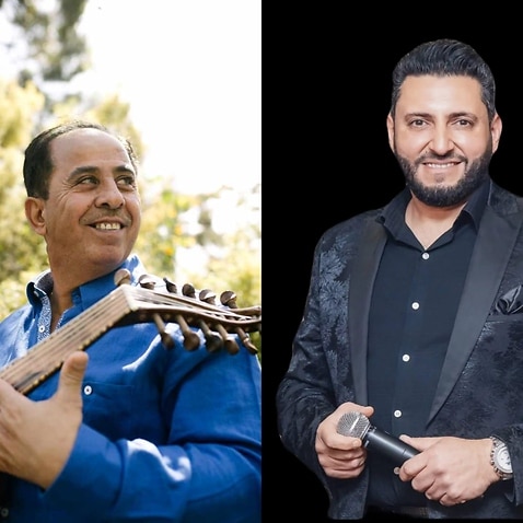 Raed Adel (R) and Zuhair Naji (L)