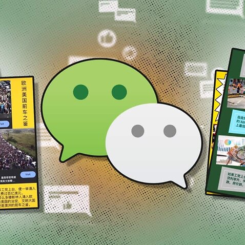 Political ads on messaging app WeChat are banned. So why are they showing up?