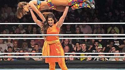 wwe ladies dress open match