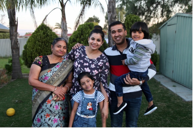 The family are now reunited in Perth's northern suburbs. Aaron Fernandes, SBS News