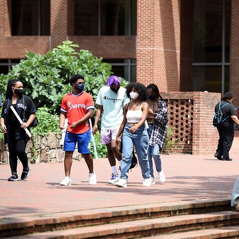 Students at University of North Carolina at Chapel Hill 