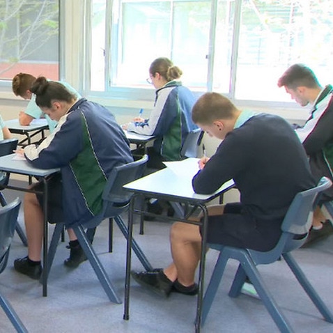 Students taking HSC exams