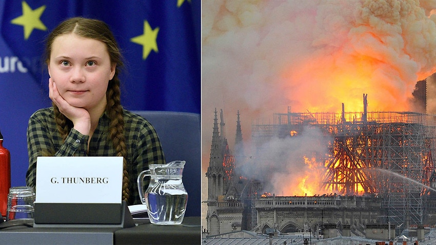 Act On Climate Change Like You Did On Notre-Dame, Activist Greta ...