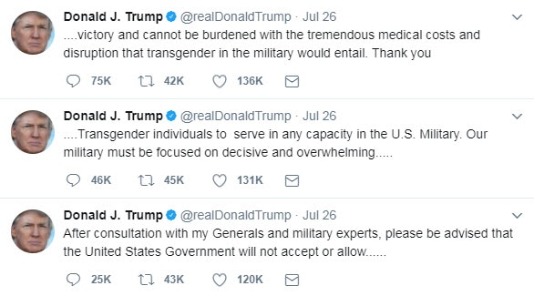 What Now After Donald Trumps Military Transgender Ban Sbs News 