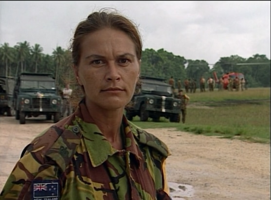 Fiona Cassidy on a peacekeeping mission to Bougainville.