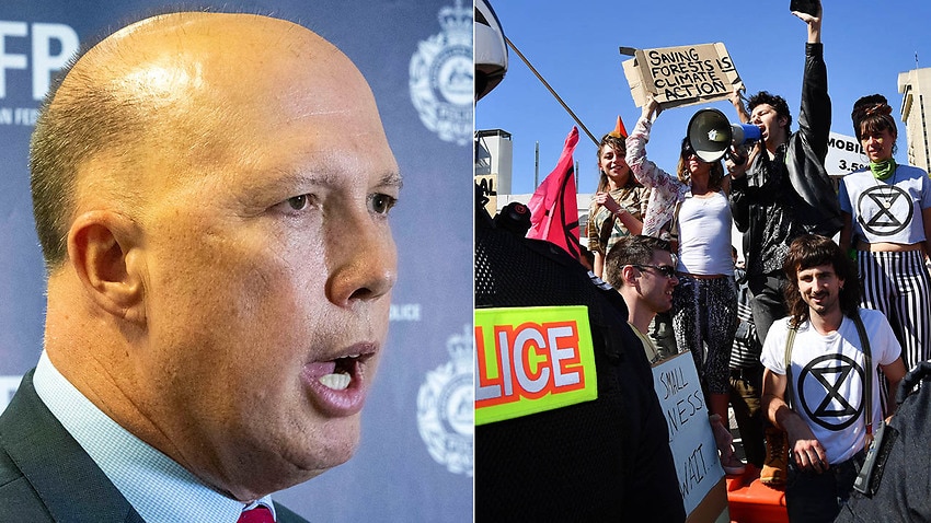 Image for read more article 'Peter Dutton accused of  'dictator' rhetoric over call for mandatory sentences for climate protesters'