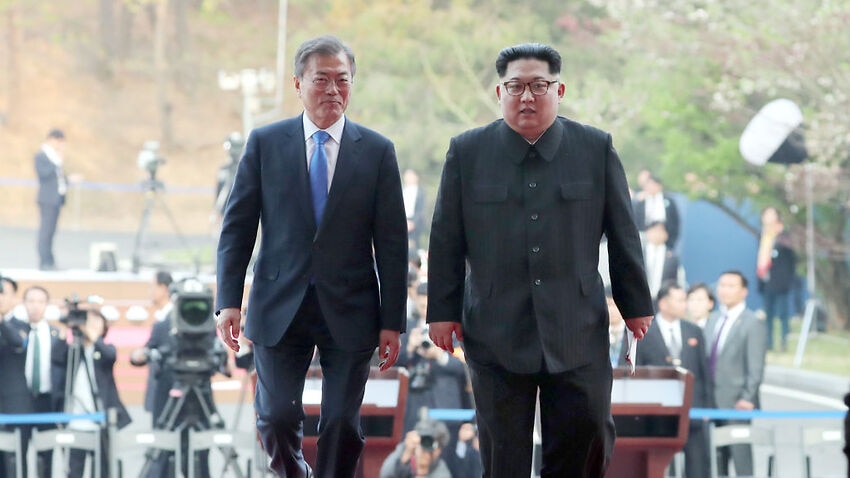 Image for read more article 'North and South Korea in talks to reopen joint liaison office and hold summit in effort to restore relations'