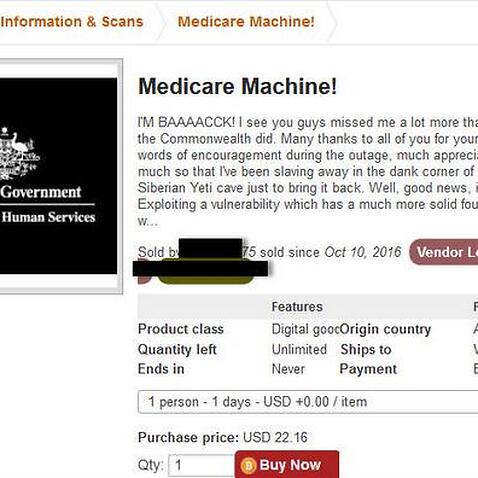 Medicare Machine listing