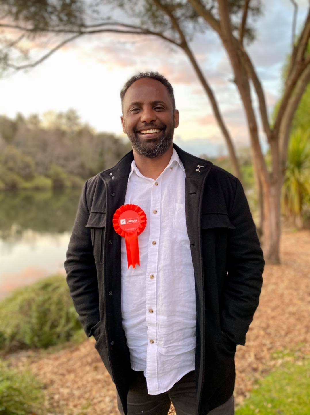 Ibrahim Omer stands as a Labor candidate in the New Zealand elections. 