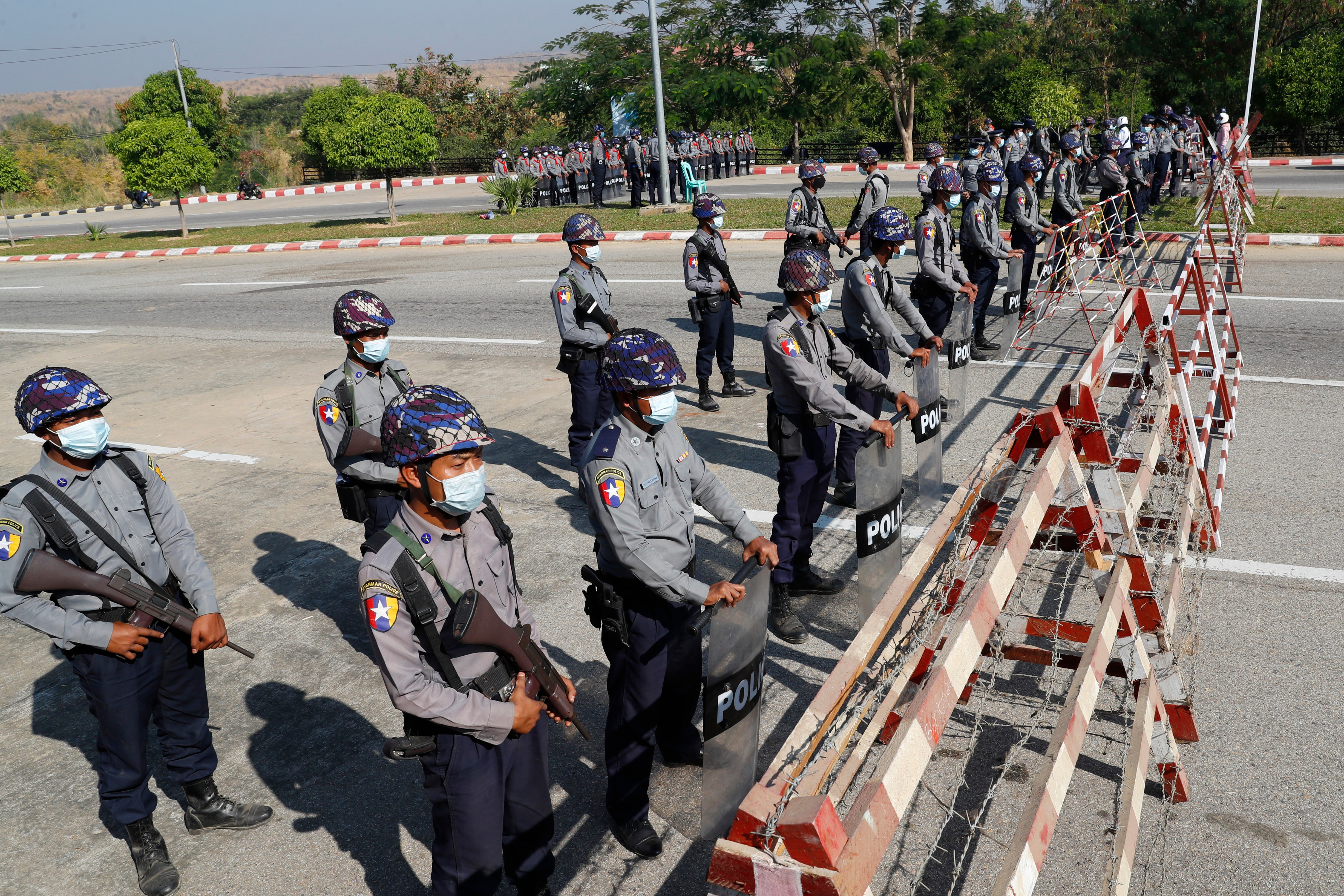 Tensions have been running high ahead of this week’s opening of Myanmar’s parliament, with roadblocks set up in the capital.