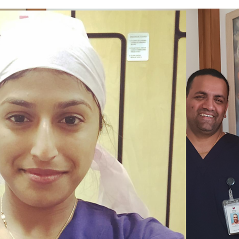 Surya Pande_ Pargya Pande_Hemanta Acharya_ Nepali nurses in Australia_coronavirus_nepali family