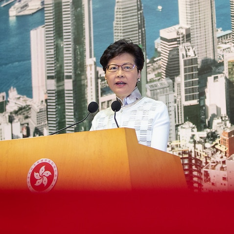Hong Kong's Chief Executive Carrie Lam delayed a controversial China extradition bill on Saturday after recent protests.