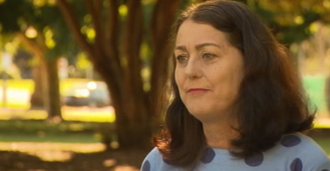 Stroke victim Karen Bayley.