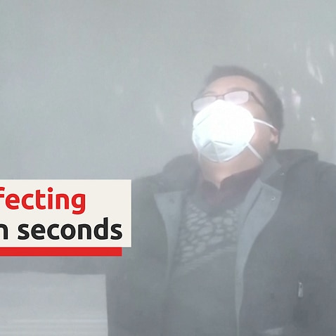 Disinfecting system in China claims to clean people within seconds
