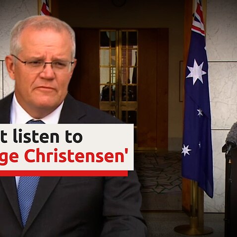 Prime Minister Scott Morrison has spoken against outgoing MP George Christensen, calling on parents to ignore his 