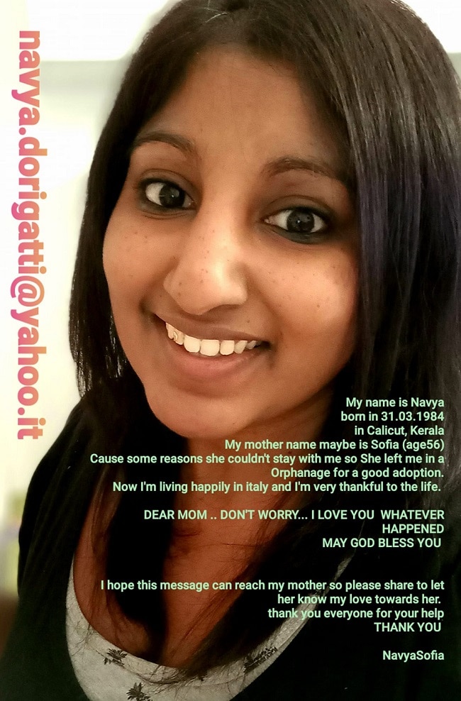 I Want To See You Once Adopted Woman S Plea To Biological Mother As She Extends Search To Australia