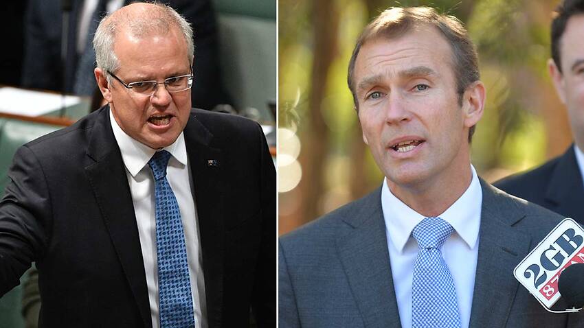 Scott Morrison (pictured left) and Rob Stokes (pictured right).