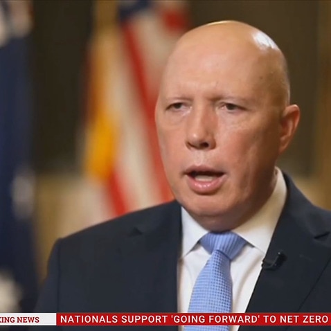 Defence Minister Peter Dutton says the potential for a war with China is a “question for the Chinese”.