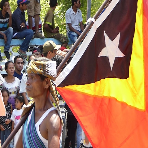 Timor -Leste flag