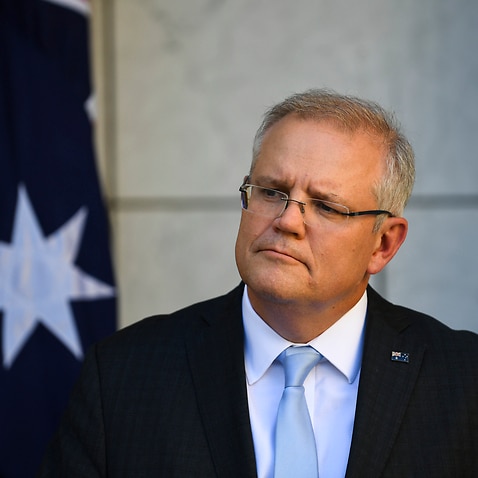 Australian Prime Minister Scott Morrison speaks to the media during a press conference at Parliament House in Canberra, Thursday, March 19, 2020. (AAP Image/Lukas Coch) NO ARCHIVING