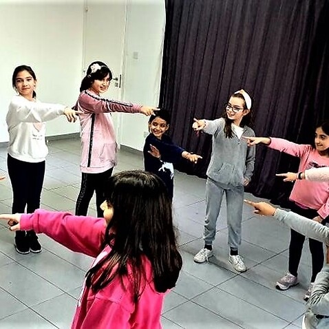 Young theatre students from Motivation in Arts - MiA Foundation, Paphos, Cyprus. 