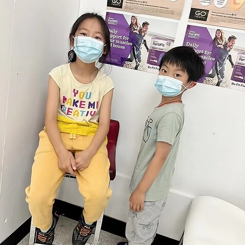 Children waiting in the clinic
