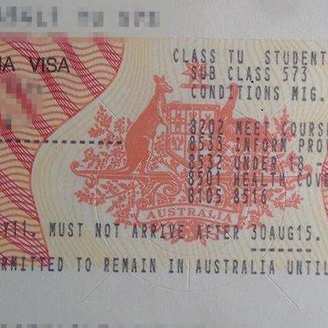 Australian student visa (SBS)