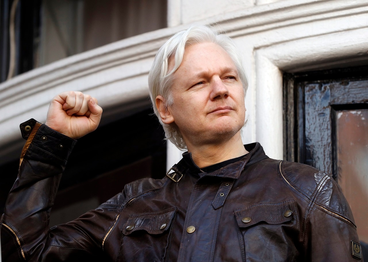 Julian Assange fears he'll be kicked out of the embassy. 