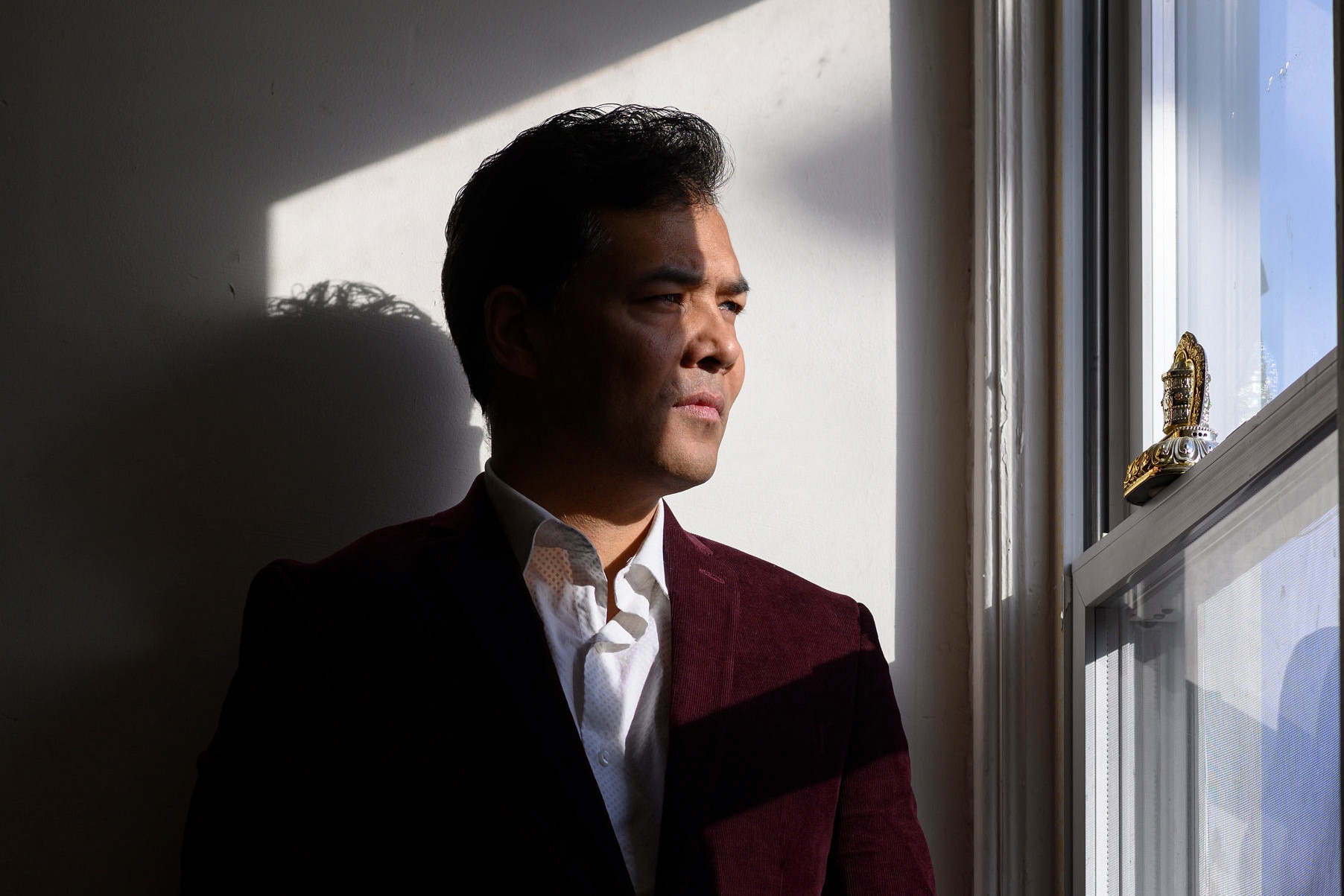 Tahir Imin, an Uighur whose blood was drawn, his face scanned and his voice recorded by authorities in China's Xinjiang region. Tahir Imin, an Uighur whose blood was drawn, his face scanned and his voice recorded by authorities in China's Xinjiang region, in Washington