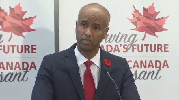 Canadian Immigration Minister Ahmed Hussen 