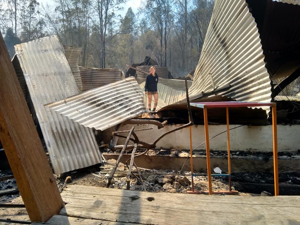 Ms Lee said she has no plans to rebuild her home, which was just outside Bobin on the New South Wales Mid North Coast.