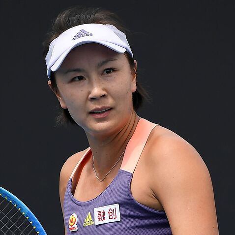 China's Peng Shuai at 2020 Australian Open Tennis.