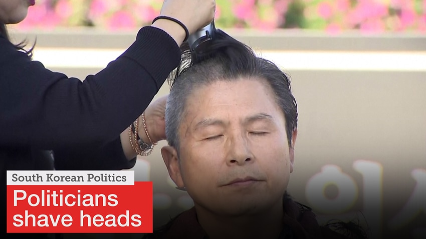 Why These Politicians Are Shaving Their Heads Sbs News 