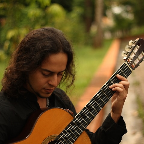Brazilian musician Christian Dozza
