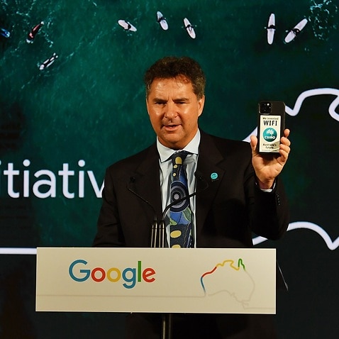CSIRO Chief Executive Dr Larry Marshall joined Prime Minister Scott Morrison during a visit to Google Australia in Sydney