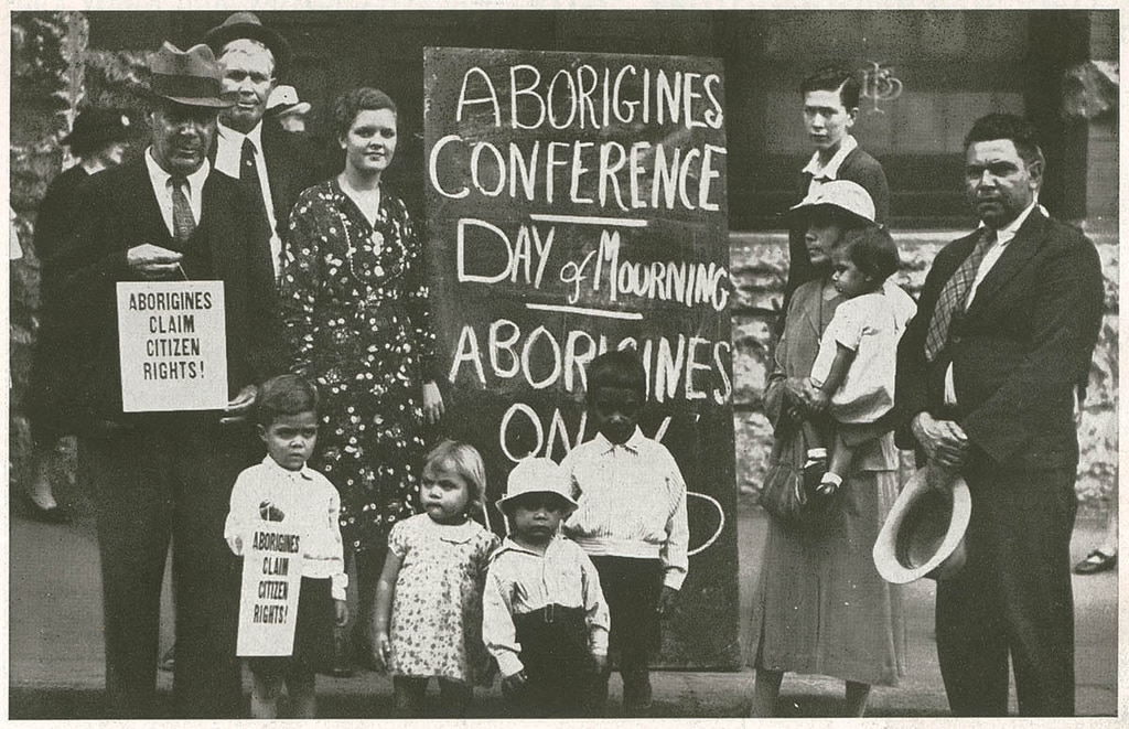 Aborigines day of mourning, Sydney, 26 January 1938 (State Library of NSW)