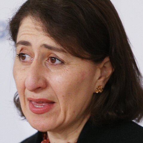 NSW Premier Gladys Berejiklian speaks during a COVID-19 update and press conference in Sydney, Friday, August 27, 2021. NSW has recorded 882 new locally acquired cases of COVID-19 and two deaths. (AAP Image/Pool, Lisa Maree Williams) NO ARCHIVING