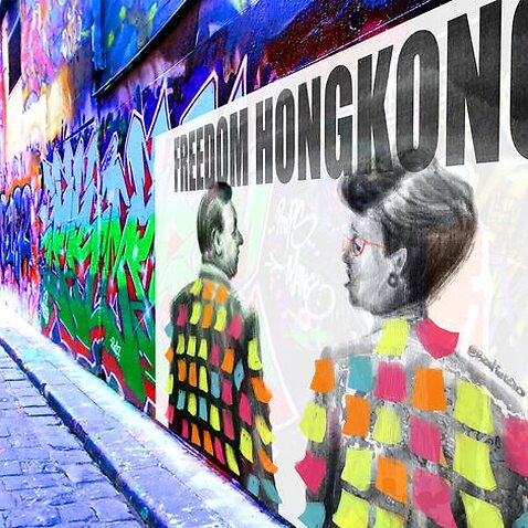 Melbourne graffiti wall