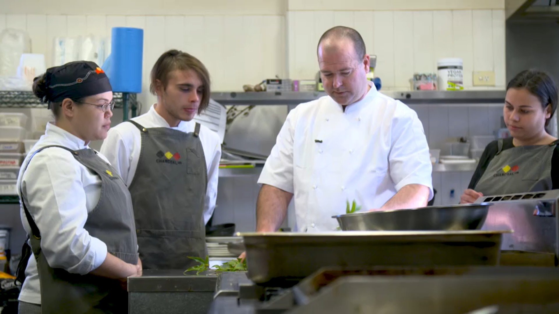 Charcoal Lane Executive Chef Greg Hampton works with 30 Indigenous trainees each year.