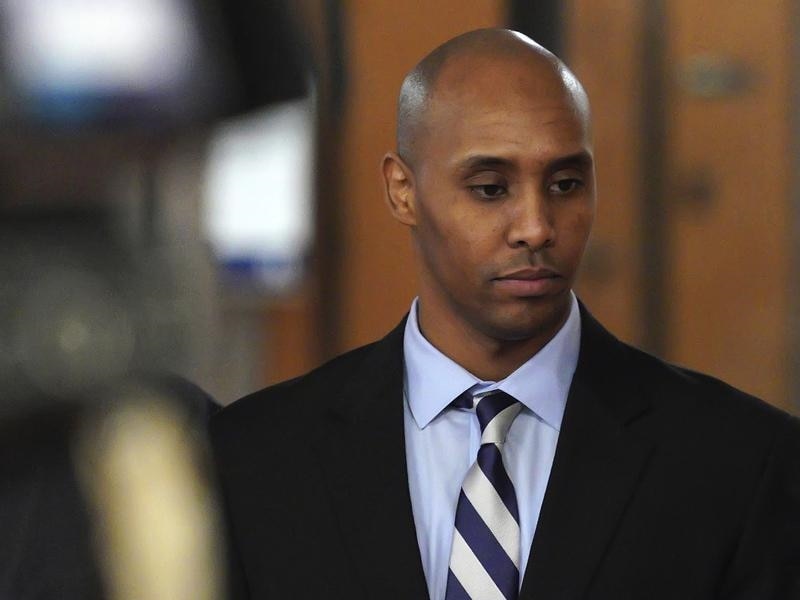 Ex-policeman Mohamed Noor on May 1 before learning his fate in the fatal shooting of Justine Ruszczyk Damond.