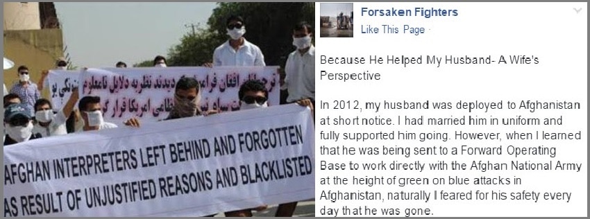 Facebook page "Forsaken Fighters"