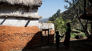 A chhaupadi hut in western Nepal.