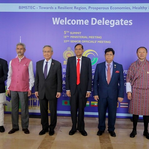 BIMSTEC foreign ministers meeting in Colombo, Sri Lanka, 29 March 2022.  