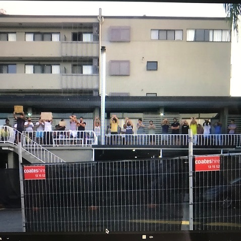 Refugees have protested for three weeks at Kangaroo Point detention centre over COVID-19 infection fears. 
