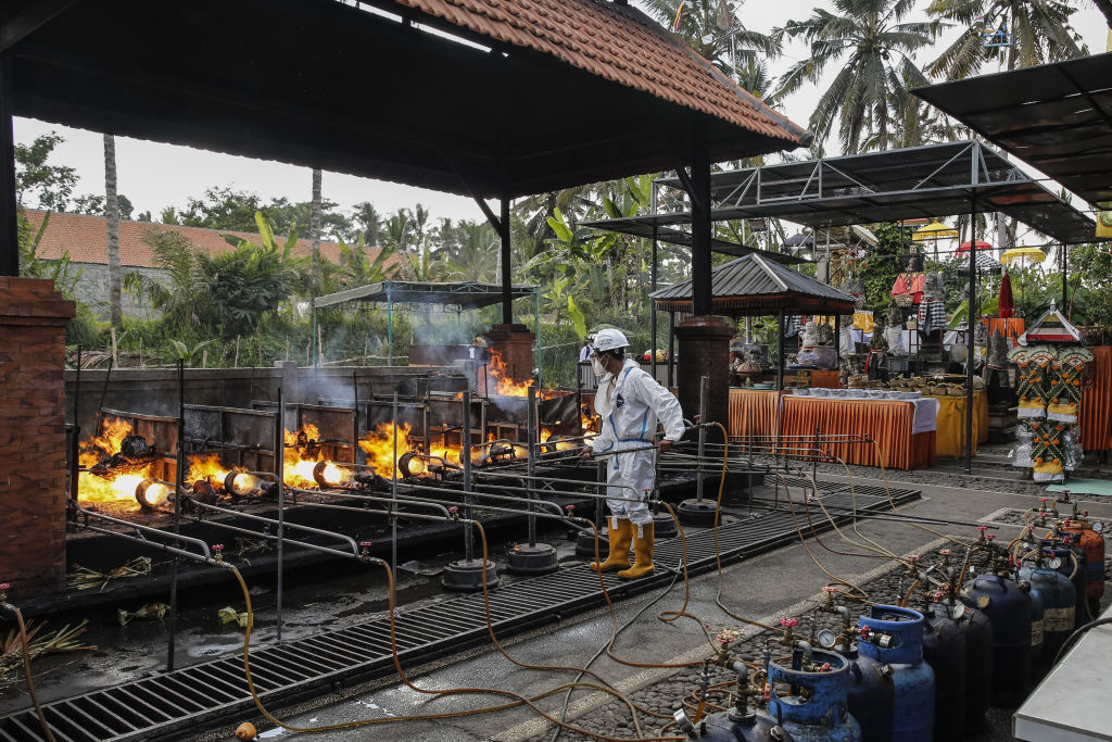 COVID-19 victims cremation in Indonesia