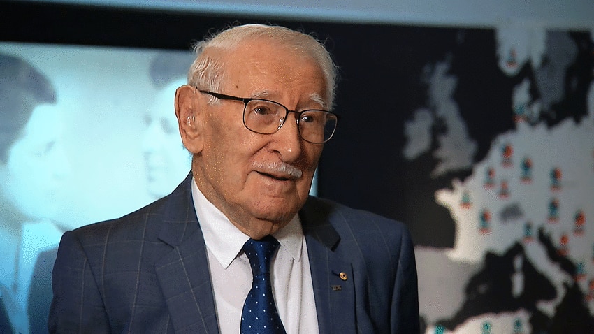 Eddie Jaku, 99, survived the Auschwitz concentration camp.