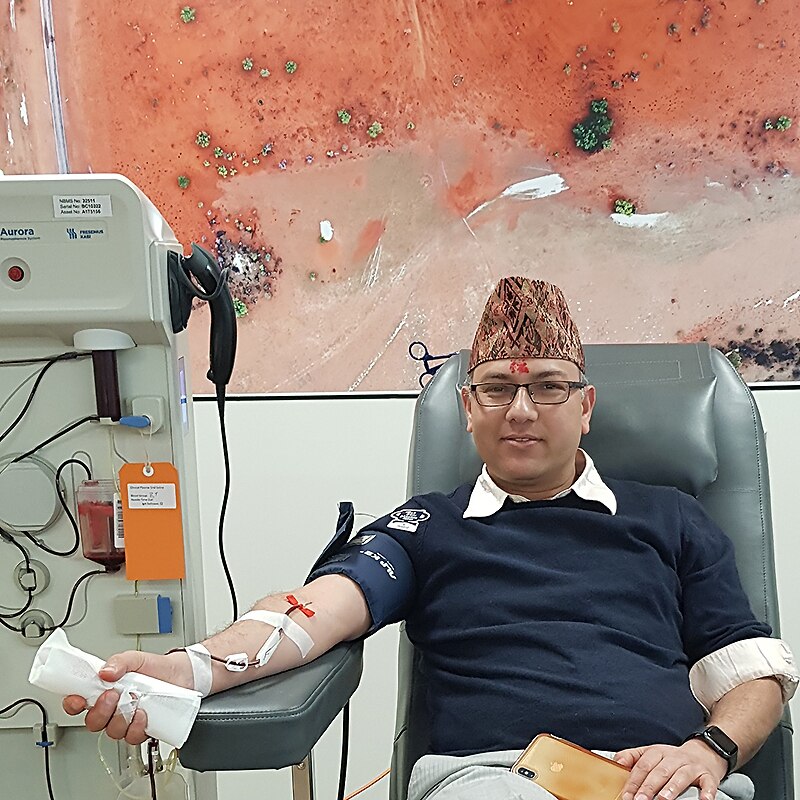 Sushil Chalise/Royal Westerners Club Nepali Blood Donation Drive