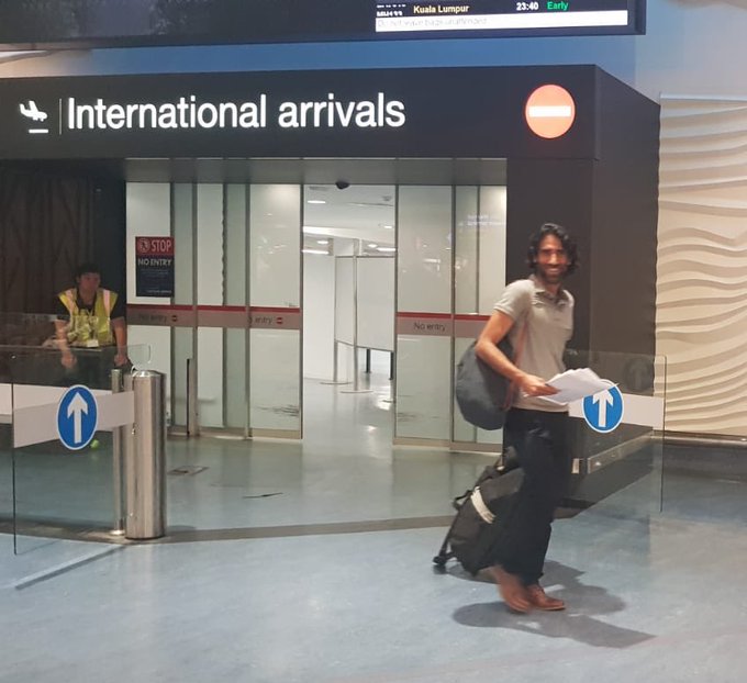 Behrouz Boochani arrives in New Zealand. 