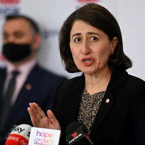 NSW Premier Gladys Berejiklian speaks to the media during a press conference to provide a COVID-19 update, in Sydney, Wednesday, August 18, 2021. 