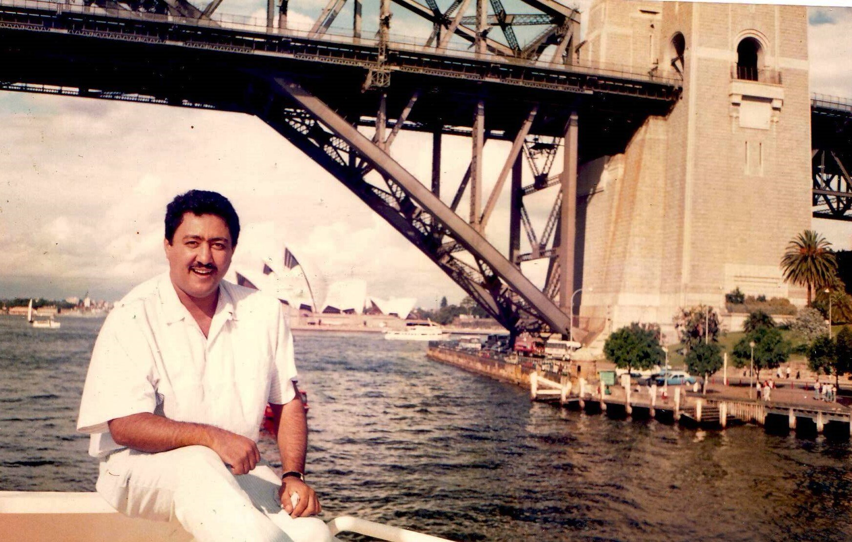 خضر صالح في سيدني عام 1986